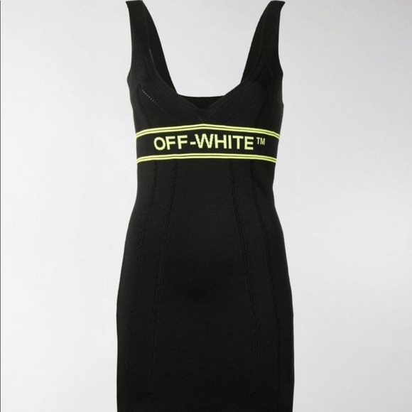 Off-White Dresses & Skirts - Authentic OFF WHITE Midi Black Dress. In great condition, worn once.
